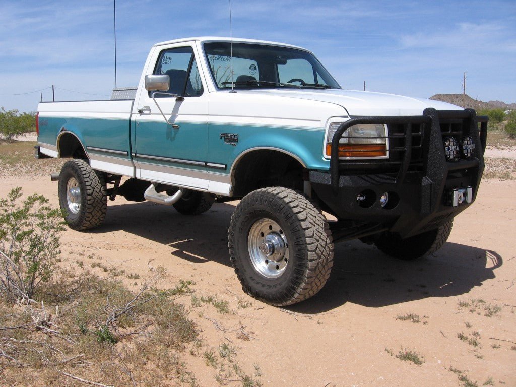 1992-1997 Ford F250/F350 Front Bumper - Iron Bull BumpersFRONT IRON BUMPER