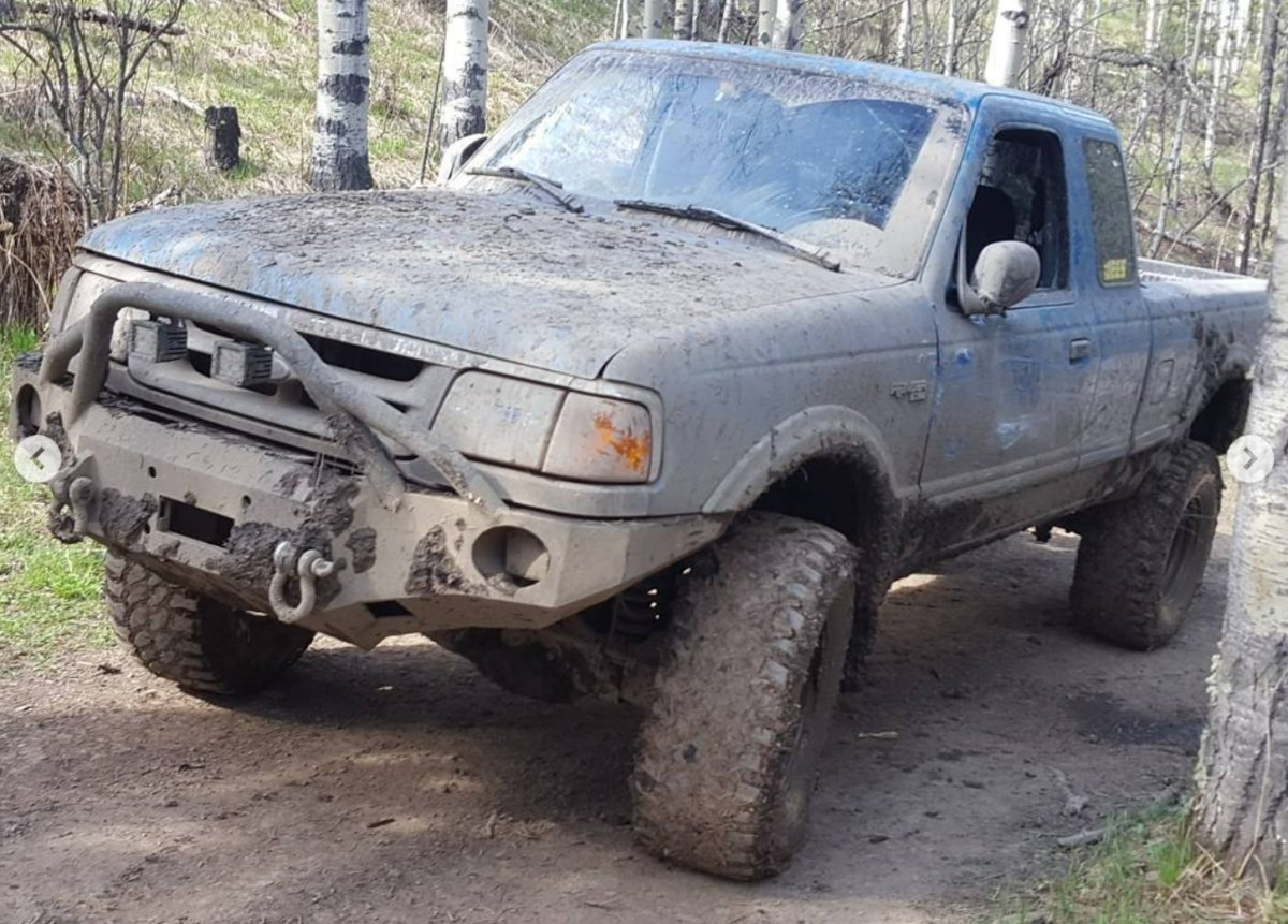 1993-1997 Ford Ranger Front Bumper - Iron Bull BumpersFRONT IRON BUMPER