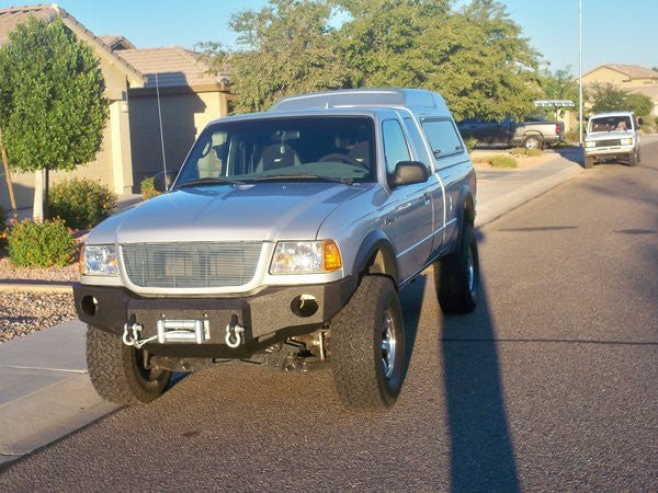 1993-1997 Ford Ranger Front Bumper - Iron Bull BumpersFRONT IRON BUMPER