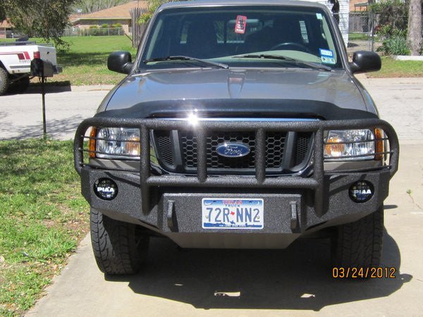 1993-1997 Ford Ranger Front Bumper - Iron Bull BumpersFRONT IRON BUMPER