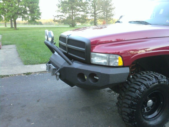 1994-2001 Dodge 1500 Front Bumper - Iron Bull BumpersFRONT IRON BUMPER