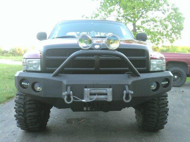 1994-2001 Dodge 1500 Front Bumper - Iron Bull BumpersFRONT IRON BUMPER