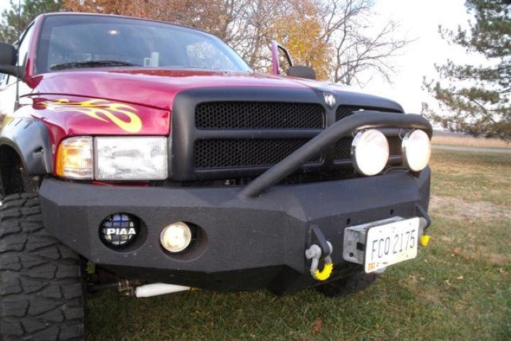 1994-2001 Dodge 1500 Front Bumper - Iron Bull BumpersFRONT IRON BUMPER