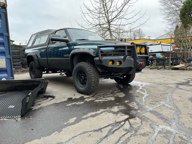 1994-2001 Dodge 1500 Front Bumper - Iron Bull BumpersFRONT IRON BUMPER