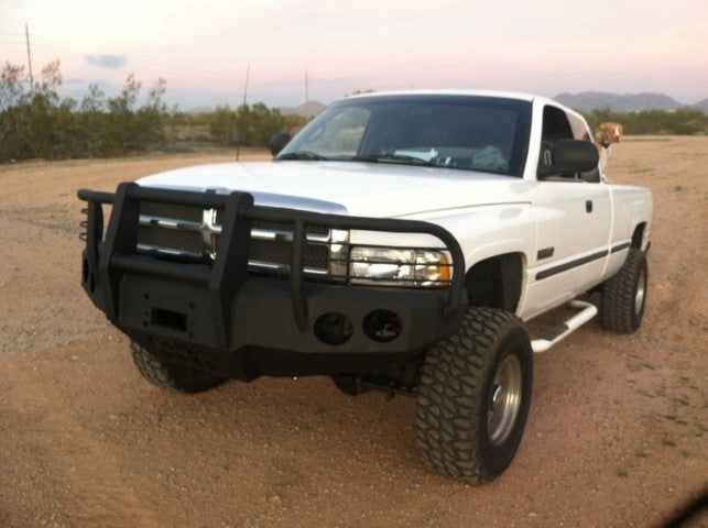 1994-2002 Dodge 2500/3500 Front Bumper - Iron Bull BumpersFRONT IRON BUMPER