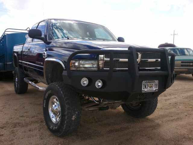 1994-2002 Dodge 2500/3500 Front Bumper - Iron Bull BumpersFRONT IRON BUMPER