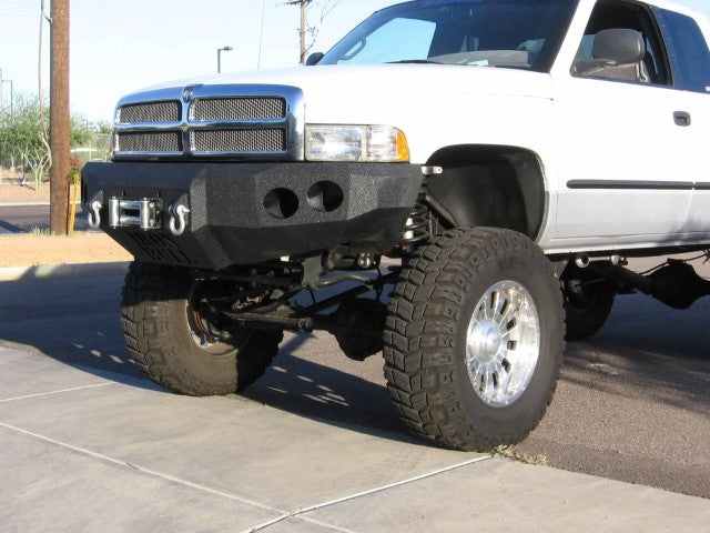 1994-2002 Dodge 2500/3500 Front Bumper - Iron Bull BumpersFRONT IRON BUMPER