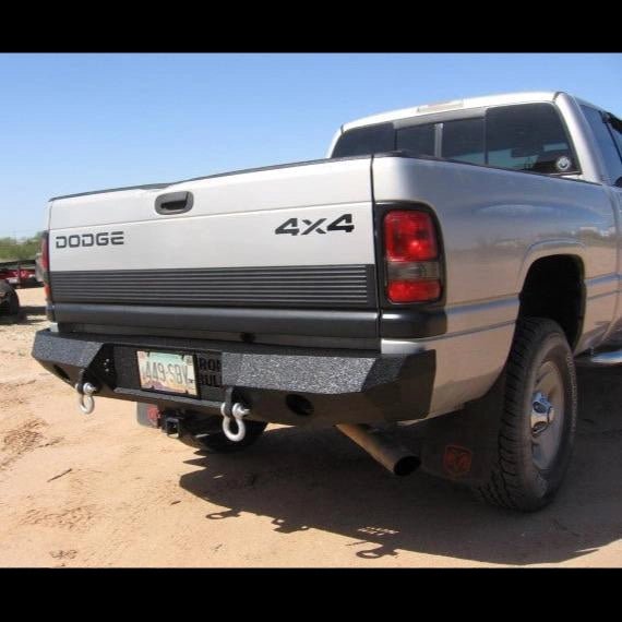 1994-2002 Dodge 2500/3500 Rear Bumper - Iron Bull BumpersREAR IRON BUMPER