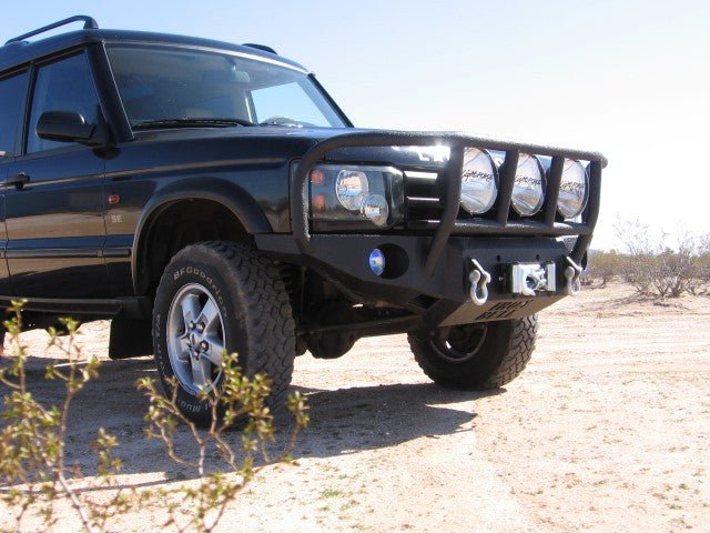 1995-2005 Land Rover Discovery II Front Bumper - Iron Bull BumpersFRONT IRON BUMPER