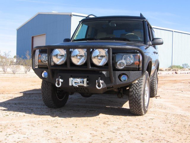 1995-2005 Land Rover Discovery II Front Bumper - Iron Bull BumpersFRONT IRON BUMPER