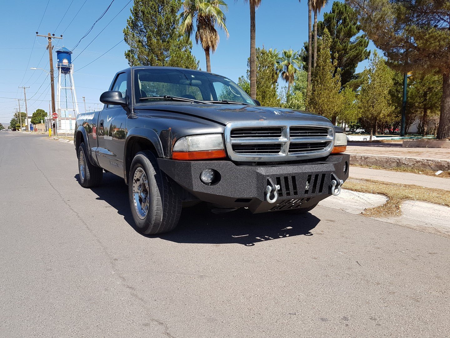 1997-2003 Dodge Durango Front Bumper - Iron Bull BumpersFRONT IRON BUMPER