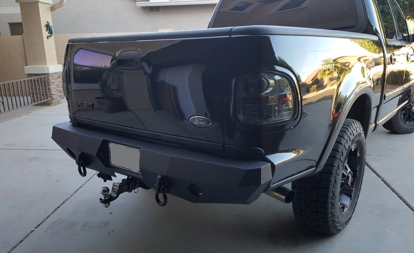 1997-2003 Ford F150 Flareside/SuperCrew Rear Bumper - Iron Bull BumpersREAR IRON BUMPER