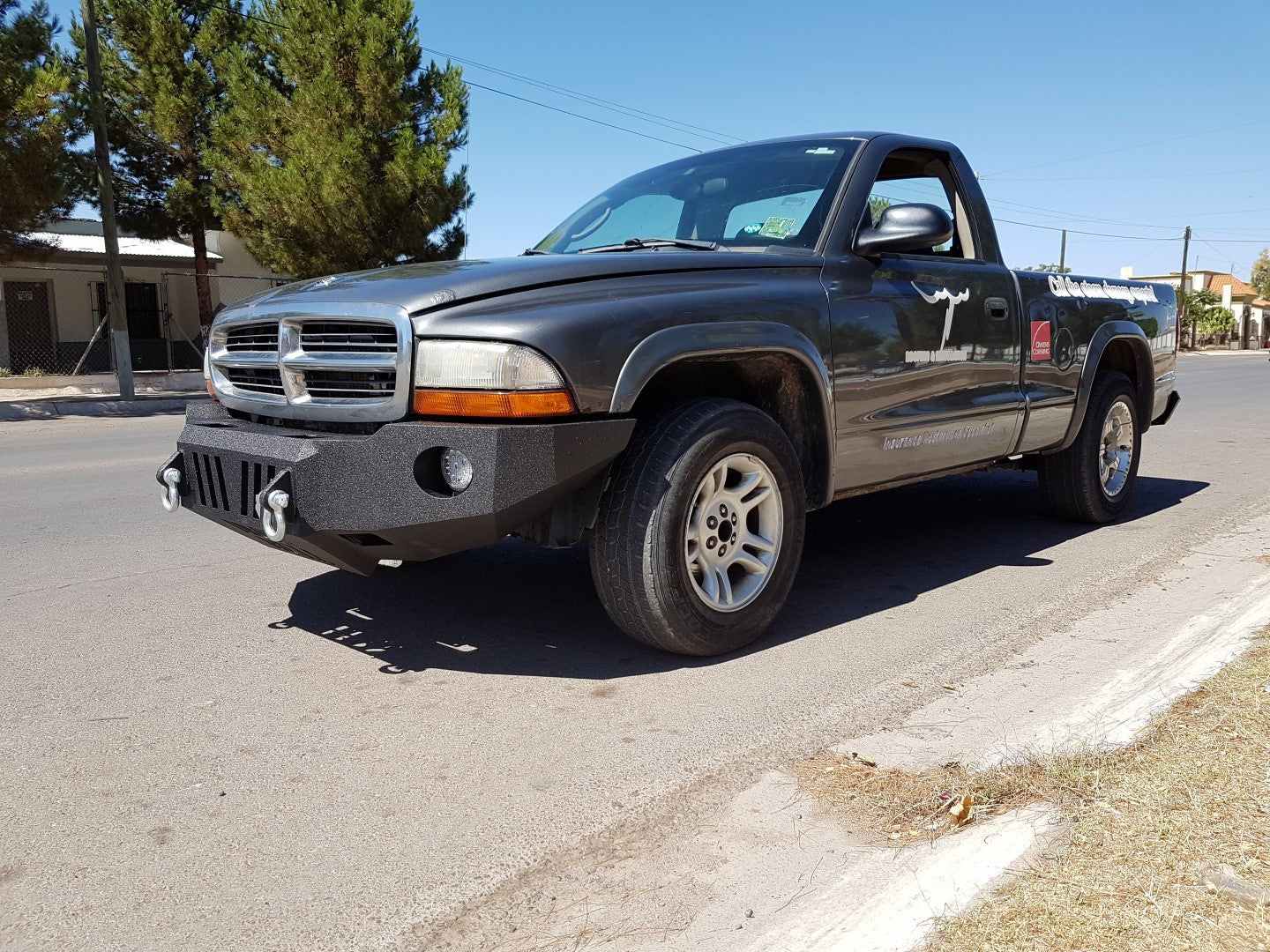 1997-2004 Dodge Dakota Front Bumper - Iron Bull BumpersFRONT IRON BUMPER