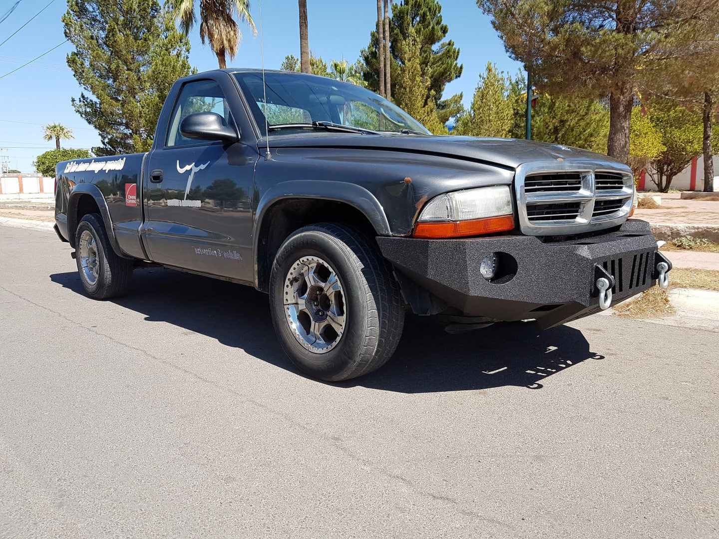 1997-2004 Dodge Dakota Front Bumper - Iron Bull BumpersFRONT IRON BUMPER