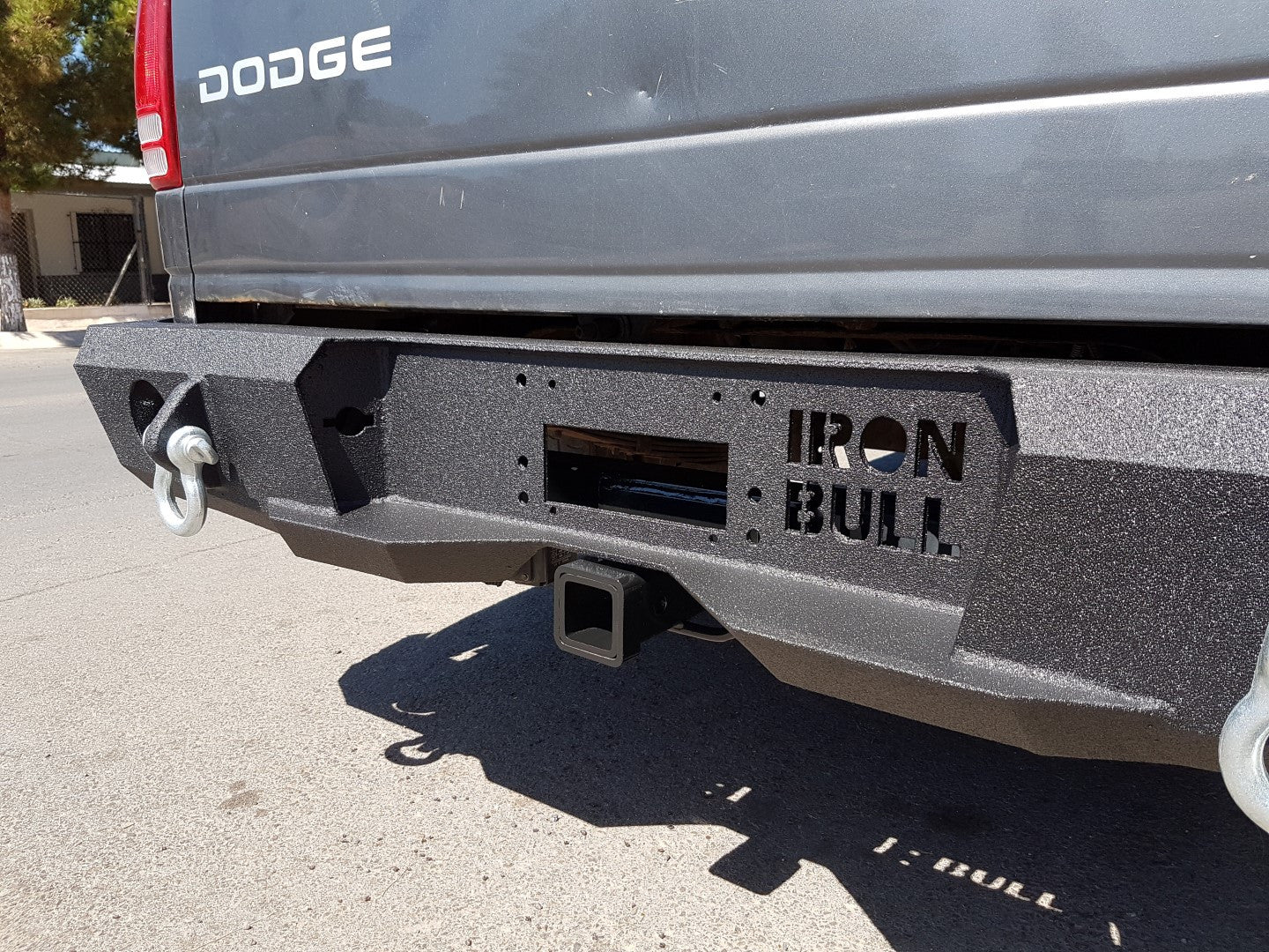 1997-2004 Dodge Dakota Rear Bumper - Iron Bull BumpersREAR IRON BUMPER