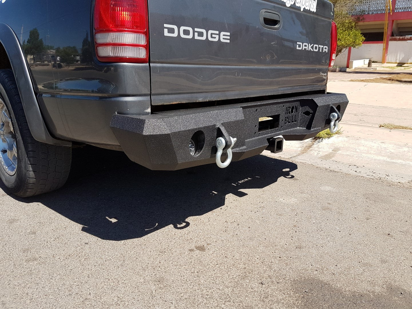 1997-2004 Dodge Dakota Rear Bumper - Iron Bull BumpersREAR IRON BUMPER