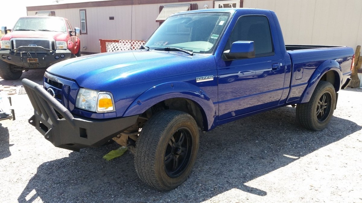 1998-2012 Ford Ranger Front Bumper - Iron Bull BumpersFRONT IRON BUMPER