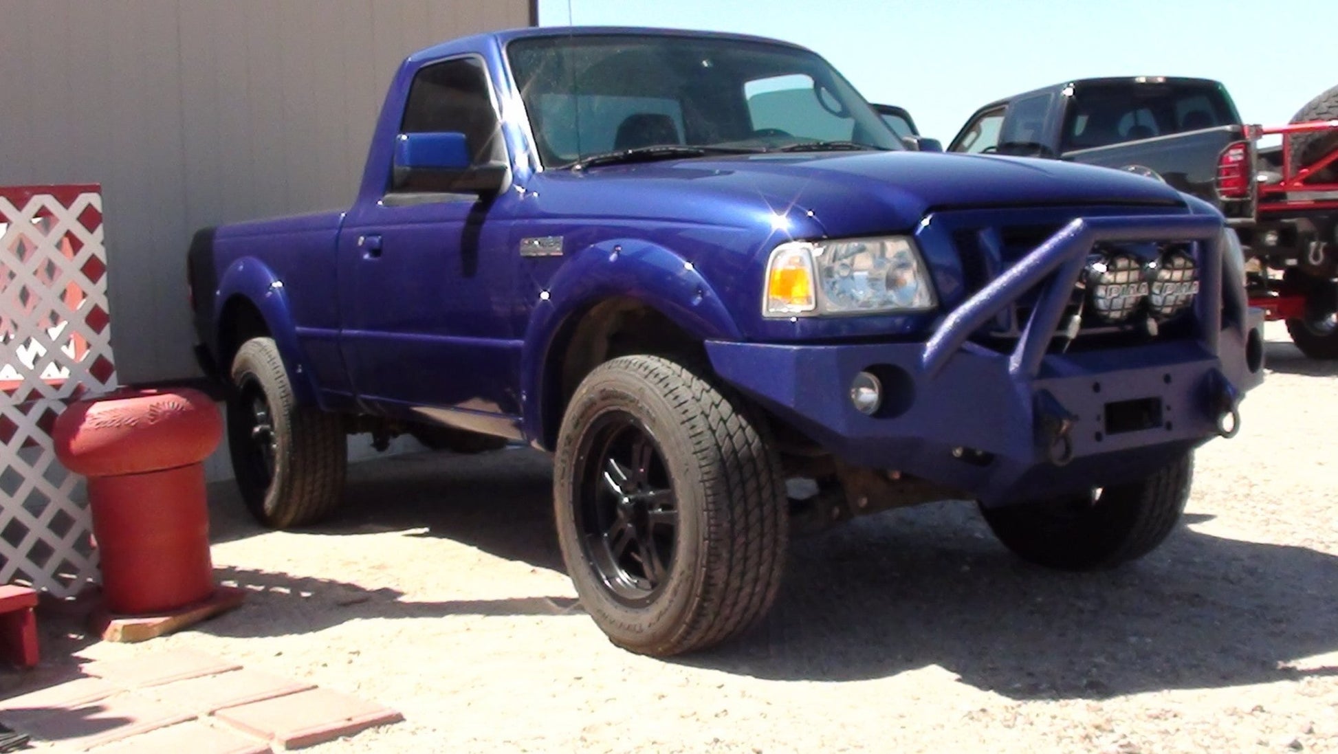 1998-2012 Ford Ranger Front Bumper - Iron Bull BumpersFRONT IRON BUMPER