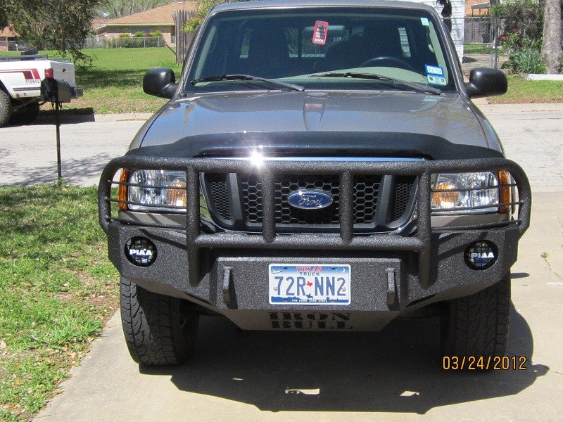 1998-2012 Ford Ranger Front Bumper - Iron Bull BumpersFRONT IRON BUMPER