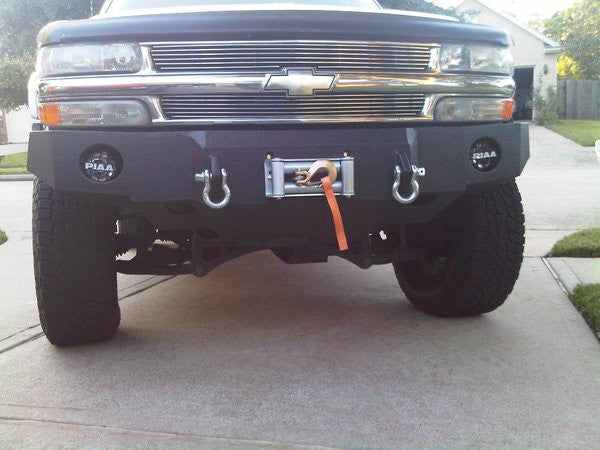 1999-2002 Chevrolet Silverado 1500 Front Bumper - Iron Bull BumpersFRONT IRON BUMPER