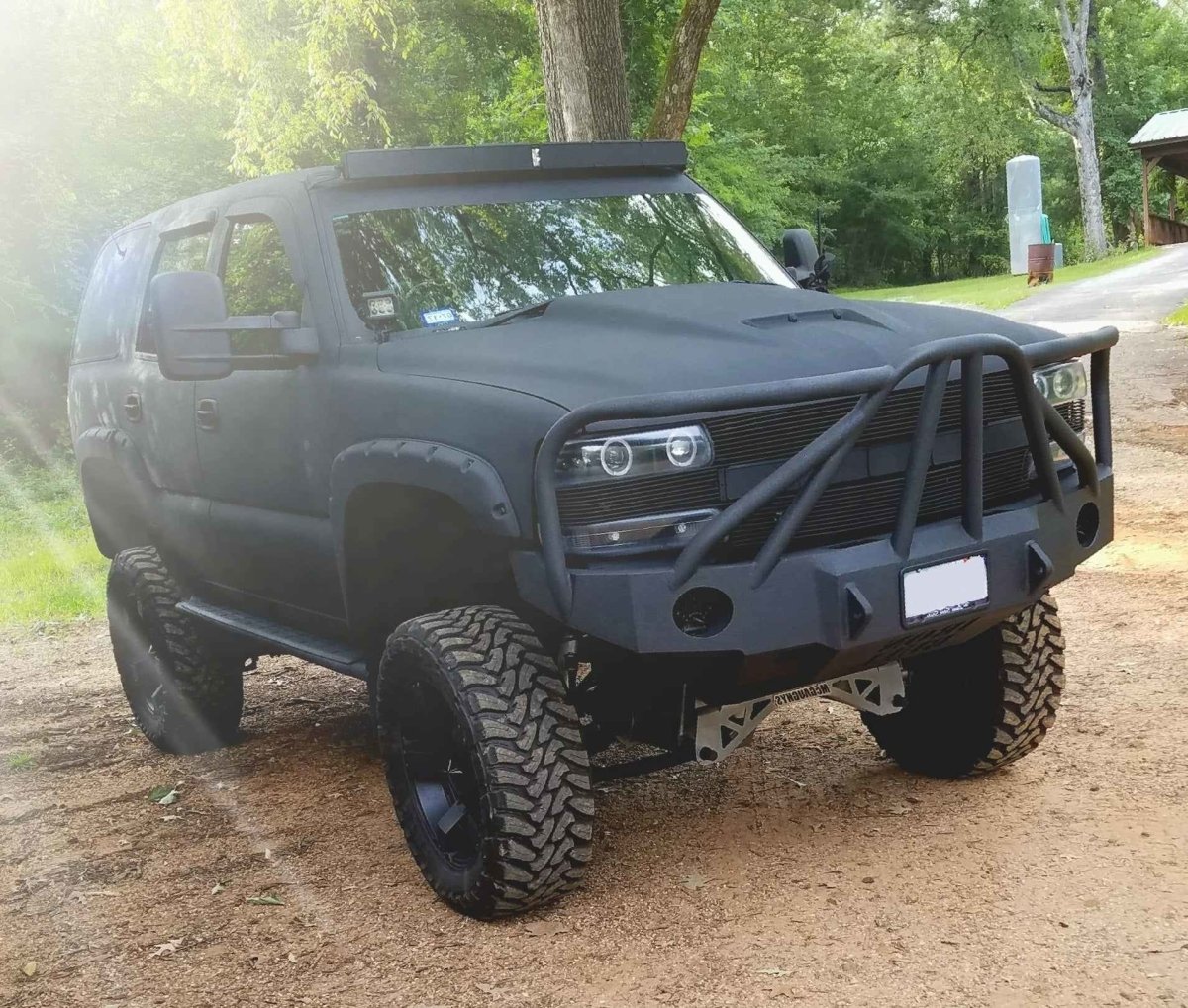 1999-2002 Chevrolet Silverado 1500 Front Bumper - Iron Bull BumpersFRONT IRON BUMPER