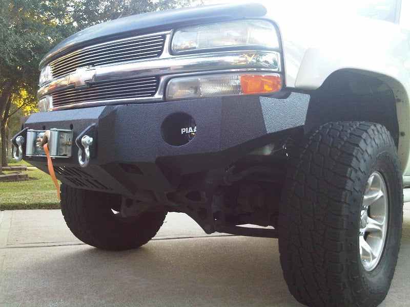 1999-2002 Chevrolet Silverado 1500 Front Bumper - Iron Bull BumpersFRONT IRON BUMPER