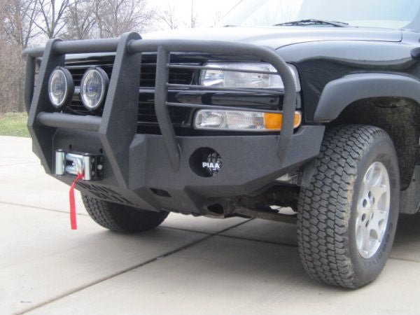 1999-2002 Chevrolet Silverado 1500 Front Bumper - Iron Bull BumpersFRONT IRON BUMPER