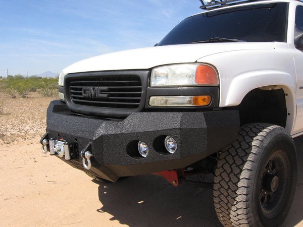 1999-2002 GMC Sierra 2500/3500 Front Bumper - Iron Bull BumpersFRONT IRON BUMPER