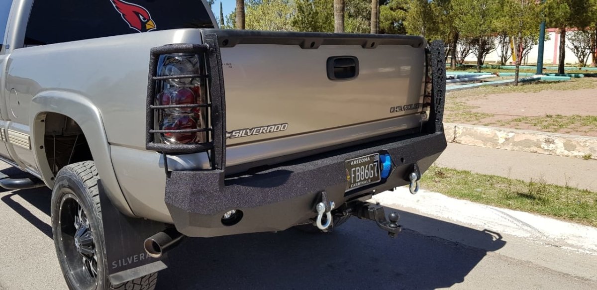 1999-2007 Chevrolet Silverado 1500 Rear Bumper - Iron Bull BumpersREAR IRON BUMPER