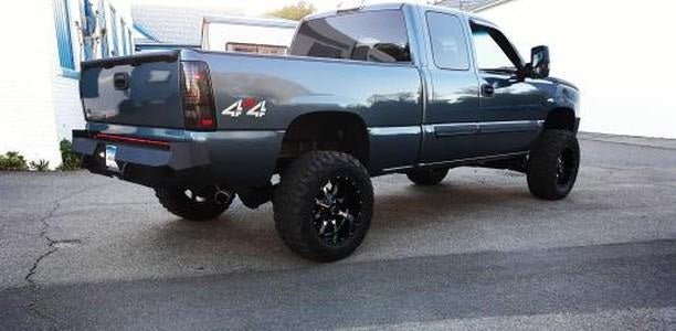 1999-2007 Chevrolet Silverado 1500/2500/3500 Rear Bumper - Iron Bull BumpersREAR IRON BUMPER