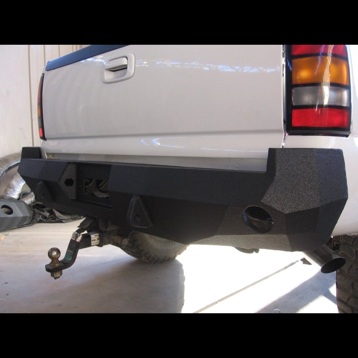 1999-2007 Chevrolet Silverado 2500/3500 Rear Bumper - Iron Bull BumpersREAR IRON BUMPER