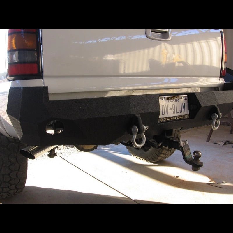 1999-2007 Chevrolet Silverado 2500/3500 Rear Bumper - Iron Bull BumpersREAR IRON BUMPER