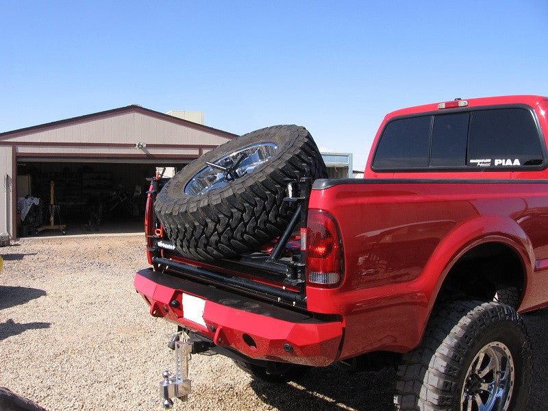 1999-2016 Ford F250/350 Rear Bumper | Parking Sensor Cutouts Available - Iron Bull BumpersREAR IRON BUMPER