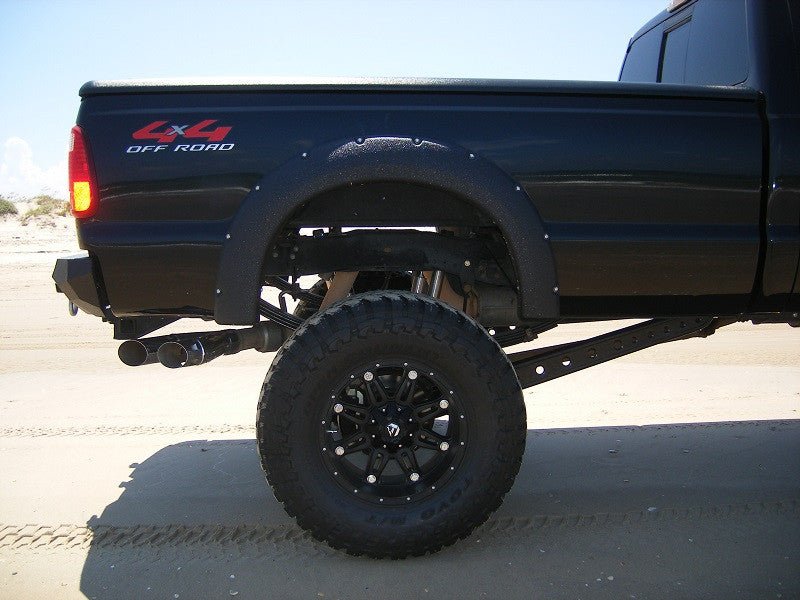 1999-2016 Ford F250/350 Rear Bumper | Parking Sensor Cutouts Available - Iron Bull BumpersREAR IRON BUMPER