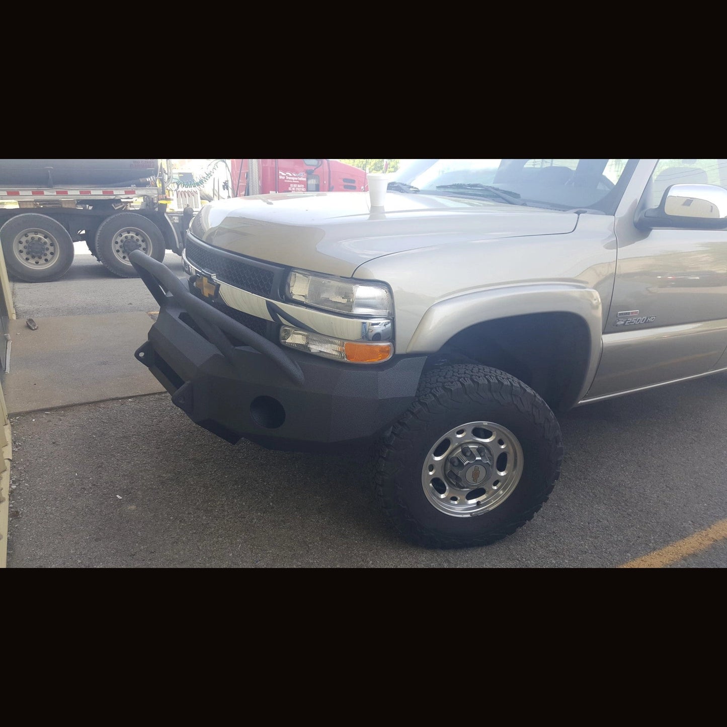 2000-2002 Chevrolet Silverado 2500/3500 Front Bumper - Iron Bull BumpersFRONT IRON BUMPER