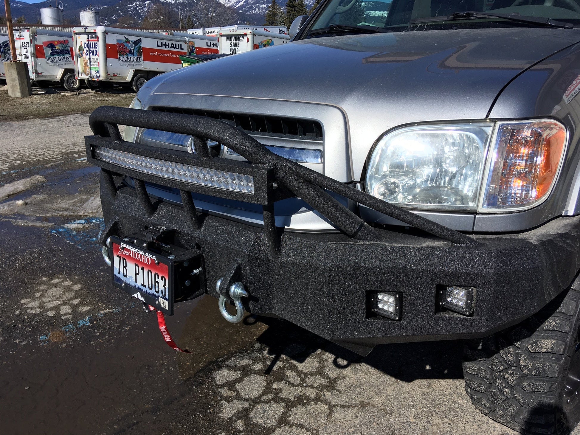 2000-2002 Toyota Tundra Front Bumper - Iron Bull BumpersFRONT IRON BUMPER