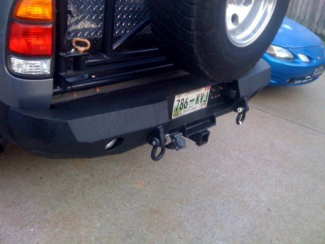 2000-2002 Toyota Tundra Rear Bumper - Iron Bull BumpersREAR IRON BUMPER