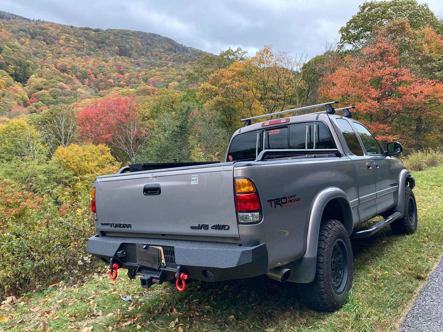 2000-2002 Toyota Tundra Rear Bumper - Iron Bull BumpersREAR IRON BUMPER