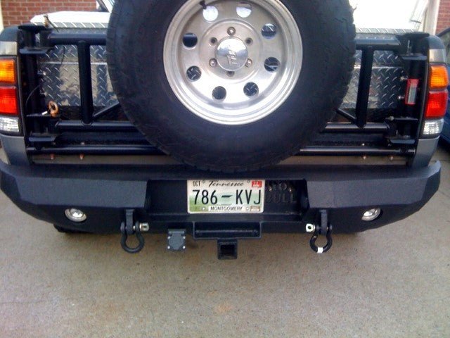 2000-2002 Toyota Tundra Rear Bumper - Iron Bull BumpersREAR IRON BUMPER