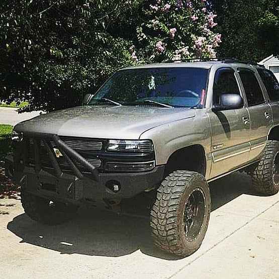 2001-2006 Chevrolet Tahoe/Suburban (5 OR 6 LUG ONLY) Front Bumper - Iron Bull BumpersFRONT IRON BUMPER