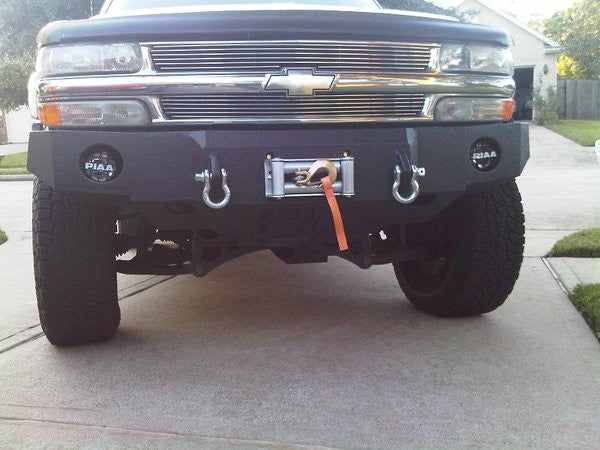 2001-2006 Chevrolet Tahoe/Suburban (5 OR 6 LUG ONLY) Front Bumper - Iron Bull BumpersFRONT IRON BUMPER