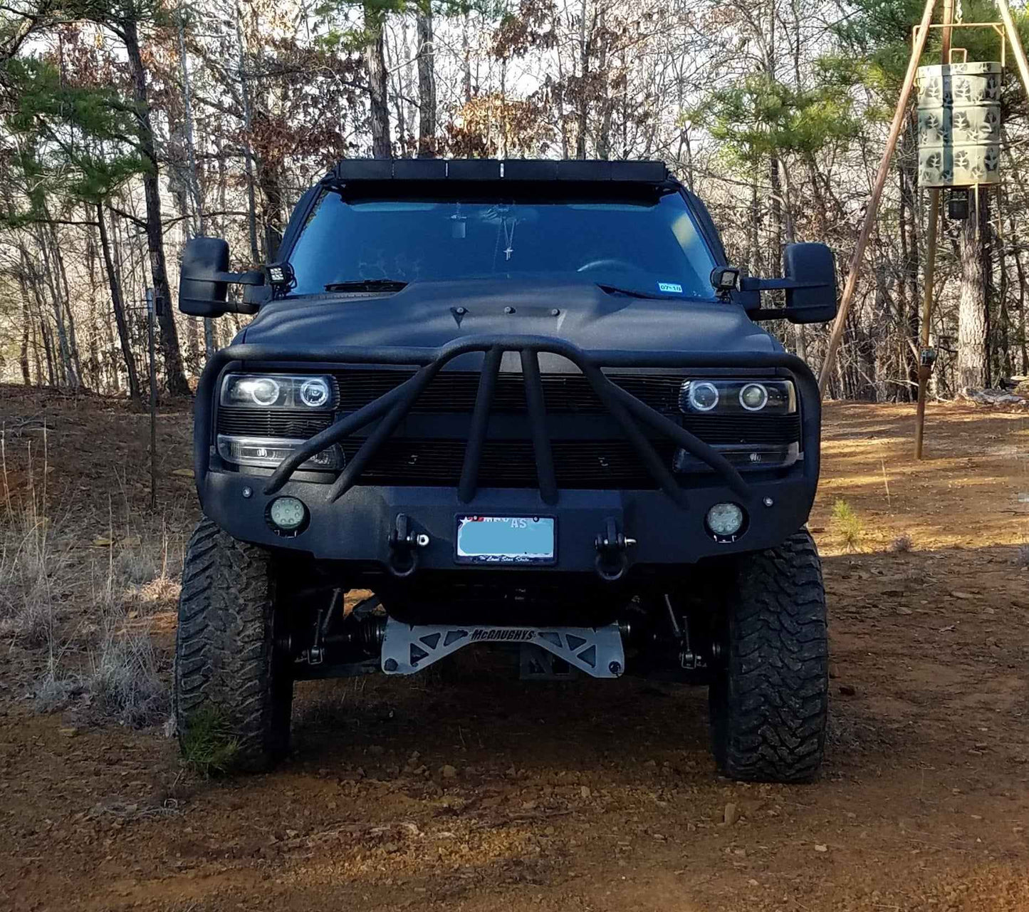 2001-2006 Chevrolet Tahoe/Suburban (5 OR 6 LUG ONLY) Front Bumper - Iron Bull BumpersFRONT IRON BUMPER