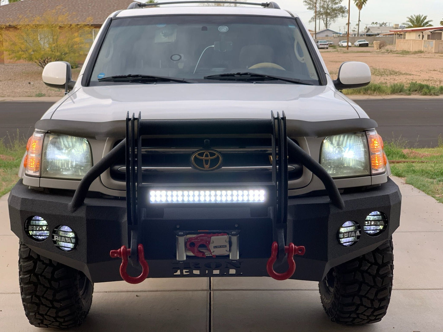 2001-2007 Toyota Sequoia Front Bumper - Iron Bull BumpersFRONT IRON BUMPER