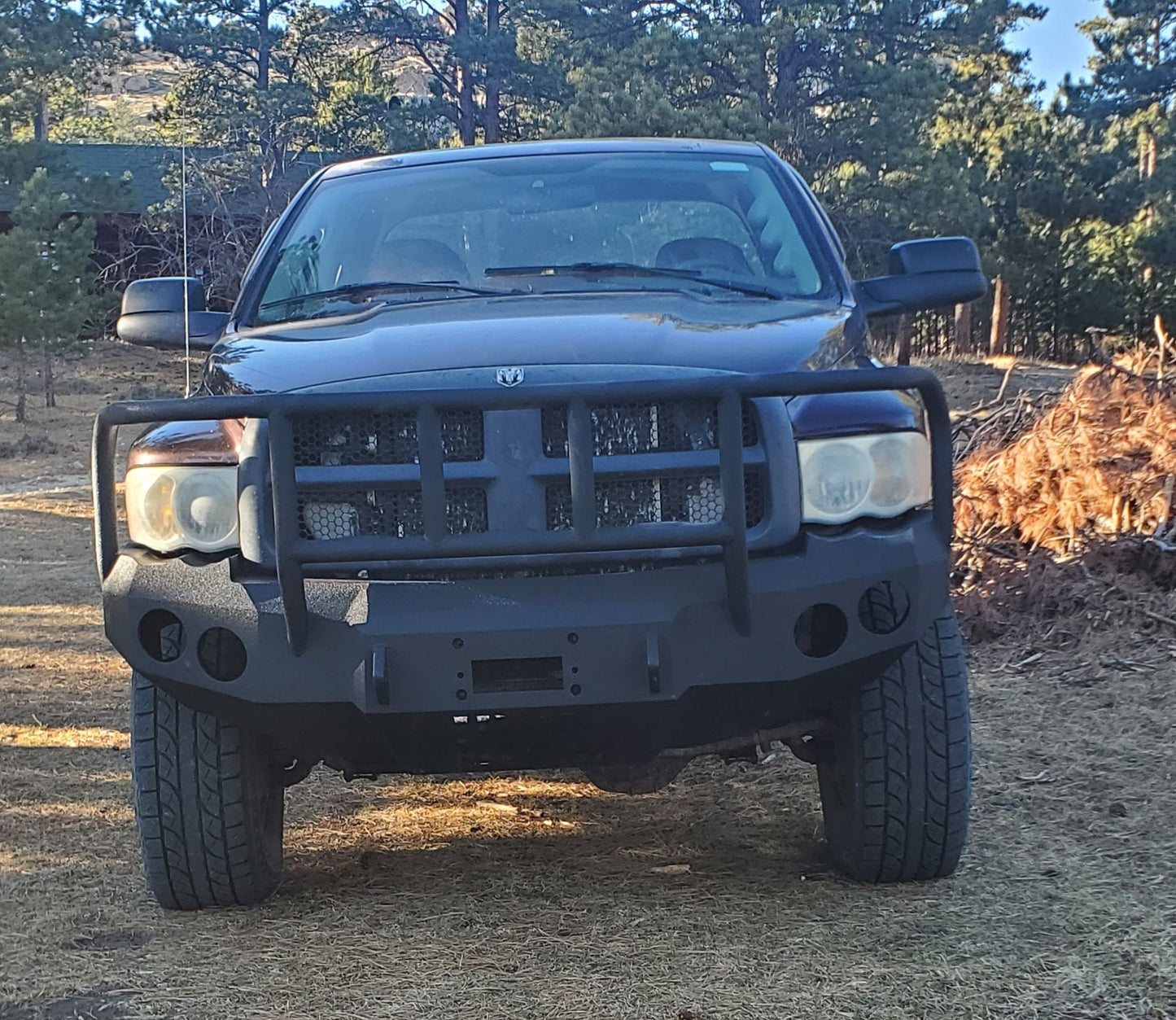 2002-2005 Dodge 1500 Front Bumper - Iron Bull BumpersFRONT IRON BUMPER