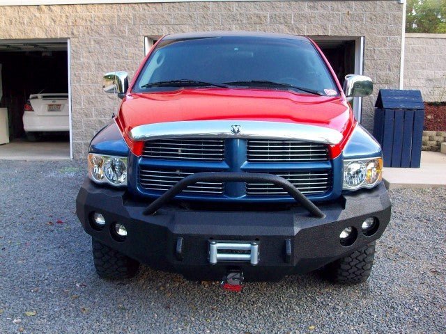 2002-2005 Dodge 1500 Front Bumper - Iron Bull BumpersFRONT IRON BUMPER