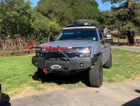 2002-2006 Chevrolet Avalanche 1500 Front Bumper (CLADDED VERSION ONLY) - Iron Bull BumpersFRONT IRON BUMPER