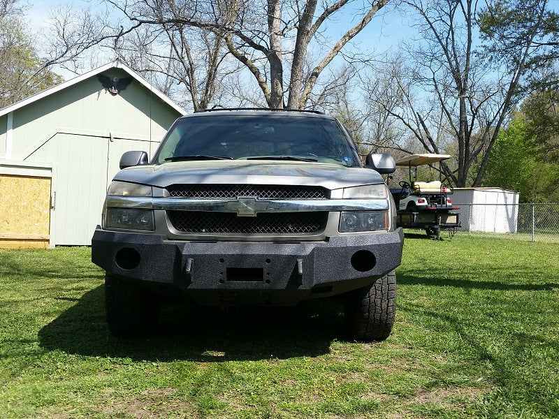 2002-2006 Chevrolet Avalanche 1500 Front Bumper (CLADDED VERSION ONLY) - Iron Bull BumpersFRONT IRON BUMPER