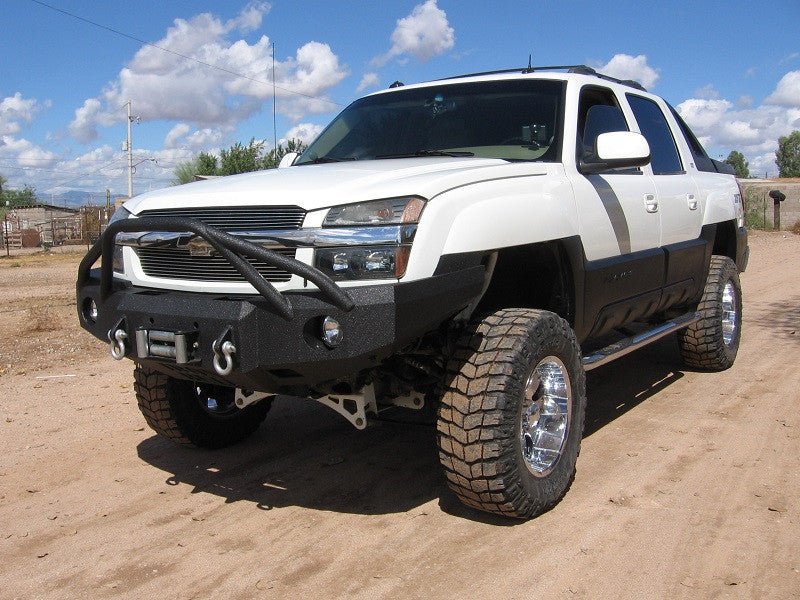 2002-2006 Chevrolet Avalanche 1500 Front Bumper (CLADDED VERSION ONLY) - Iron Bull BumpersFRONT IRON BUMPER