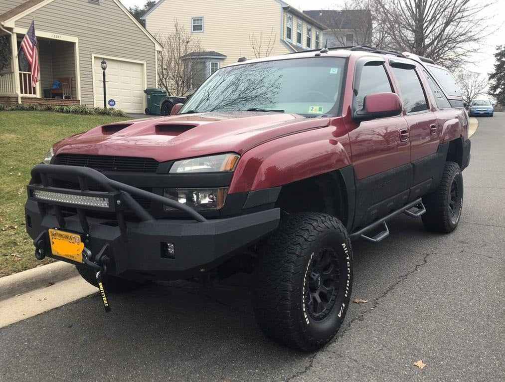 2002-2006 Chevrolet Avalanche 1500 Front Bumper (CLADDED VERSION ONLY) - Iron Bull BumpersFRONT IRON BUMPER