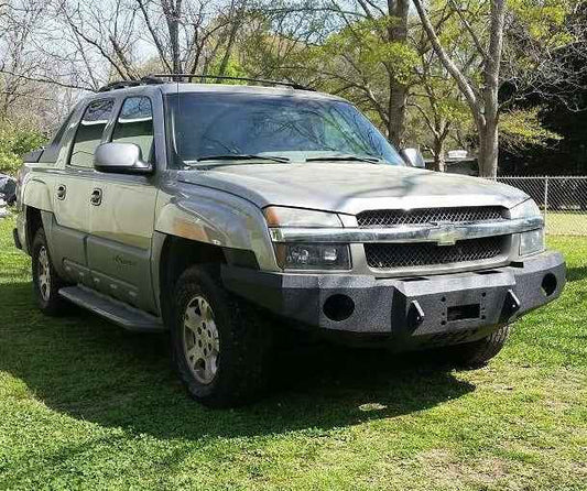 2002-2006 Chevrolet Avalanche 1500 Front Bumper (CLADDED VERSION ONLY) - Iron Bull BumpersFRONT IRON BUMPER